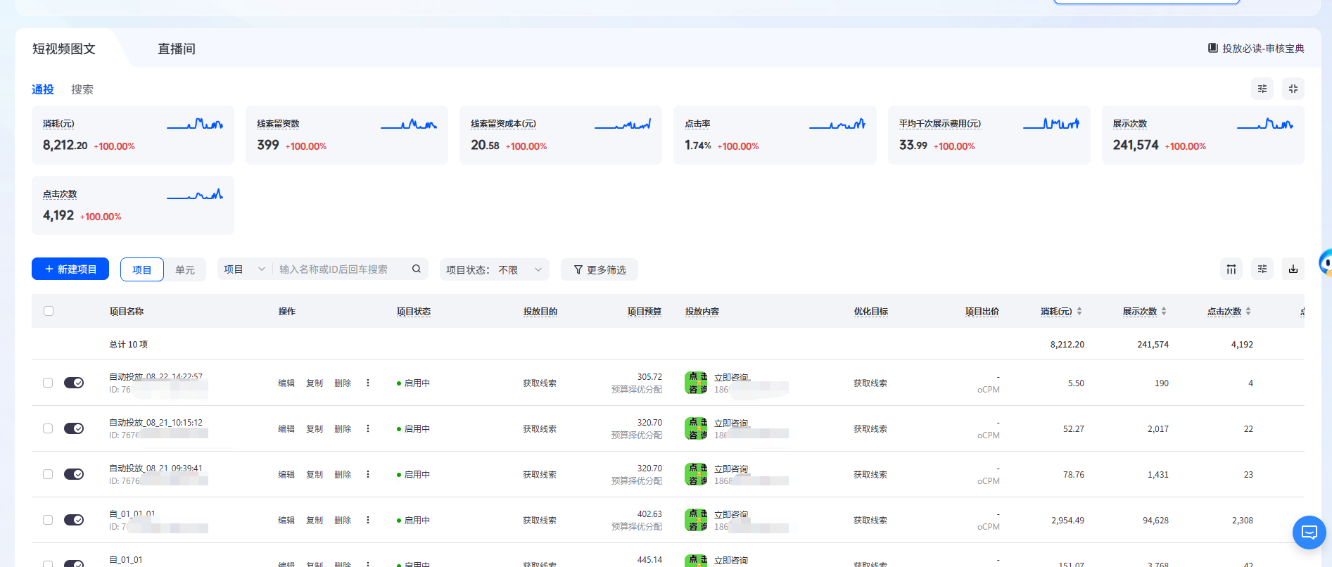 简创智投投放案例图片